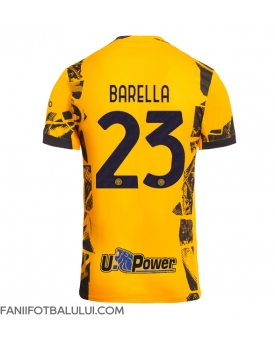 Inter Milan Nicolo Barella #23 Tricou Fotbal Replică 2024-25 Barbati Treilea